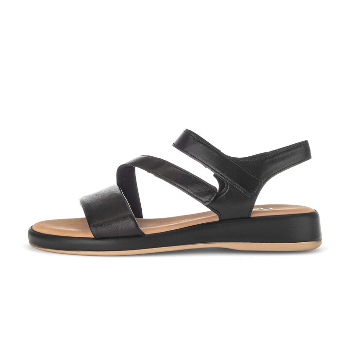 Riemchensandale schwarz #0