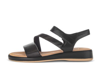 Riemchensandale schwarz