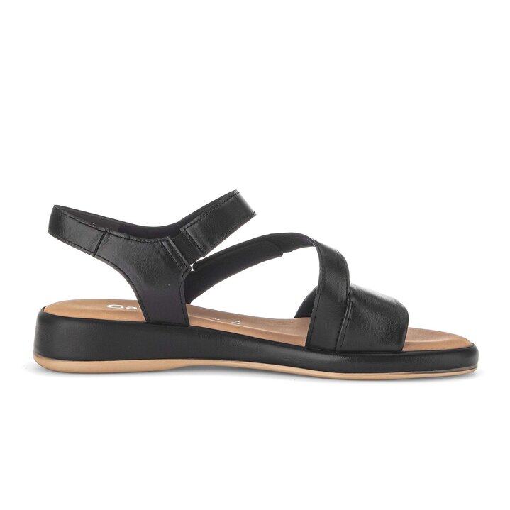 Riemchensandale schwarz #1