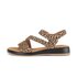 Remsandaler beige
