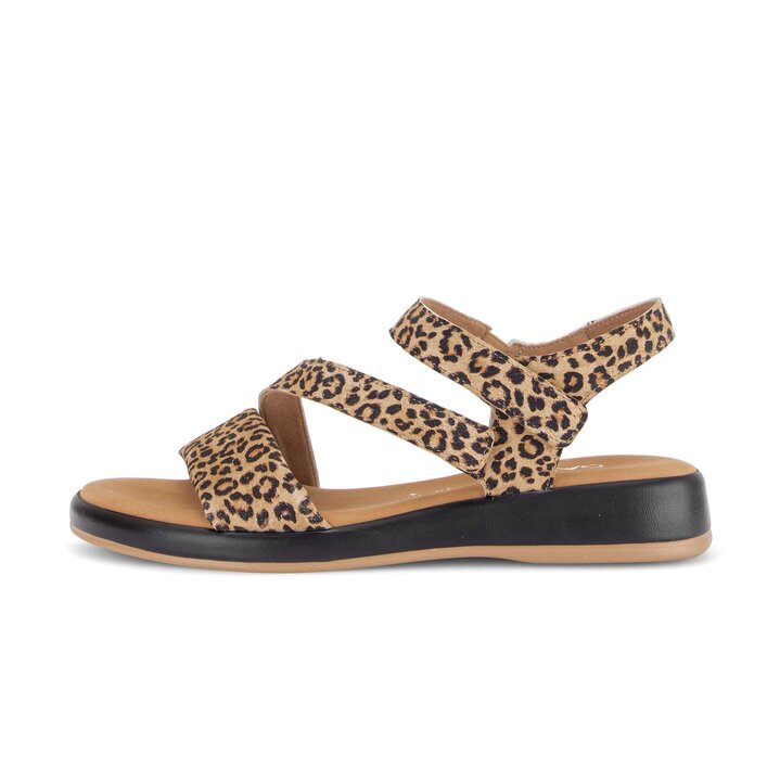 Sandal met riempjes beige #0