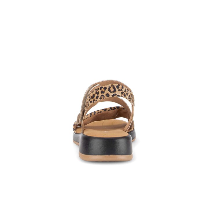 Sandal met riempjes beige #3