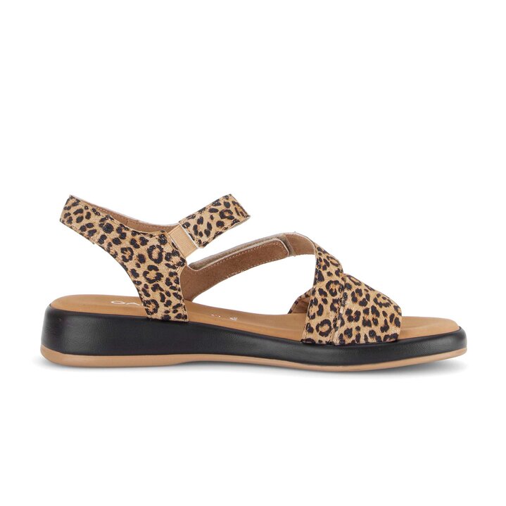 Sandal met riempjes beige #1