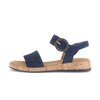 Sandal met riempjes blauw