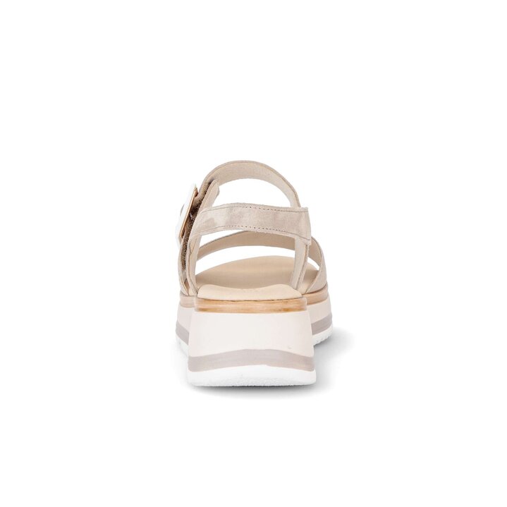 Platåsandaler beige #3