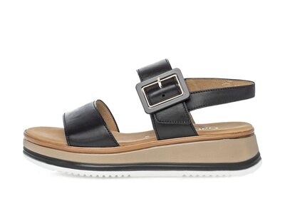 Sandale à plateforme noir