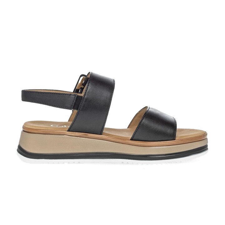 Plateau Sandale schwarz #1