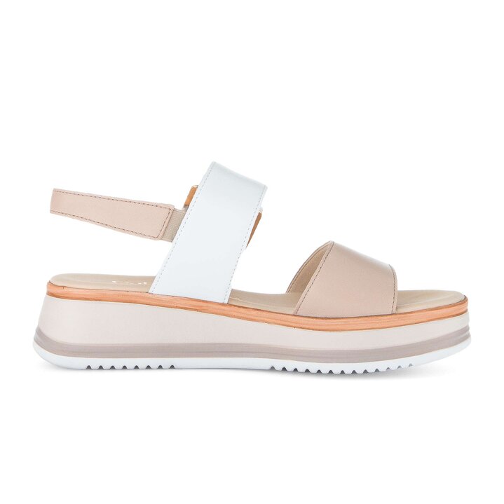 Sandale à plateforme rose #1