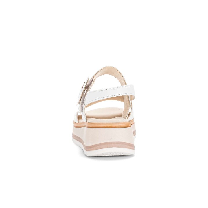 Platåsandaler vit #3