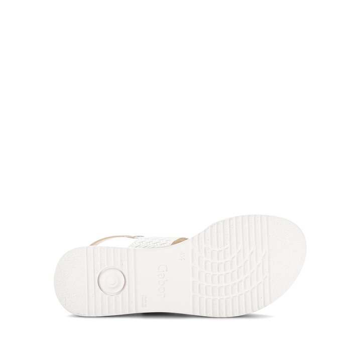 Platåsandaler vit #4