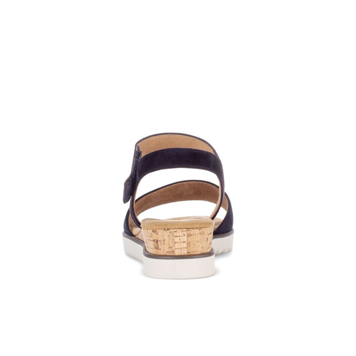 Sandale à plateforme bleu #3