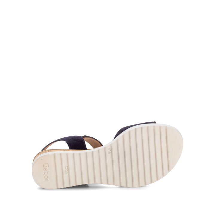 Sandale à plateforme bleu #4