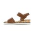 Sandalo con plateau marrone
