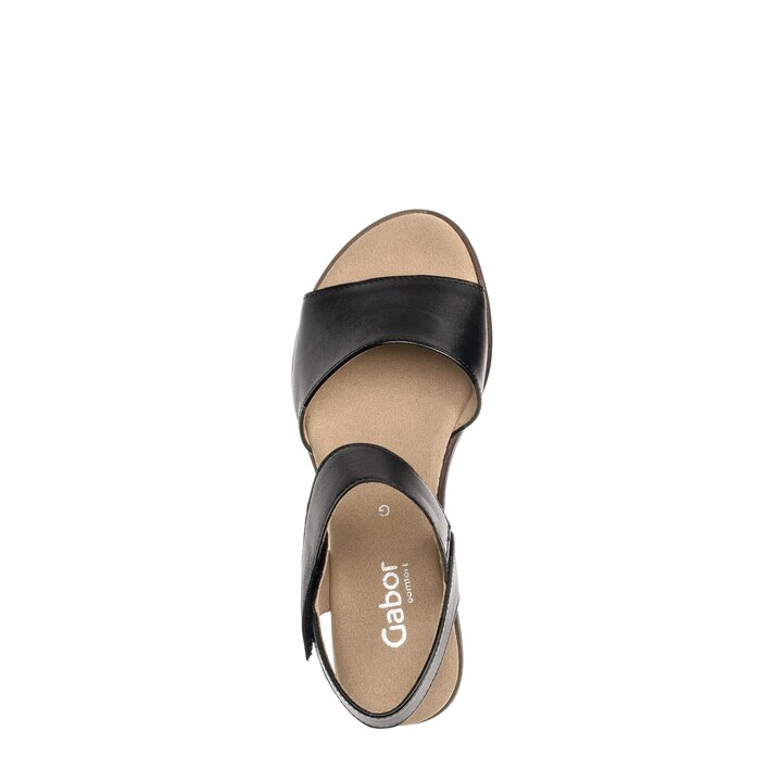 Plateau Sandale schwarz #5