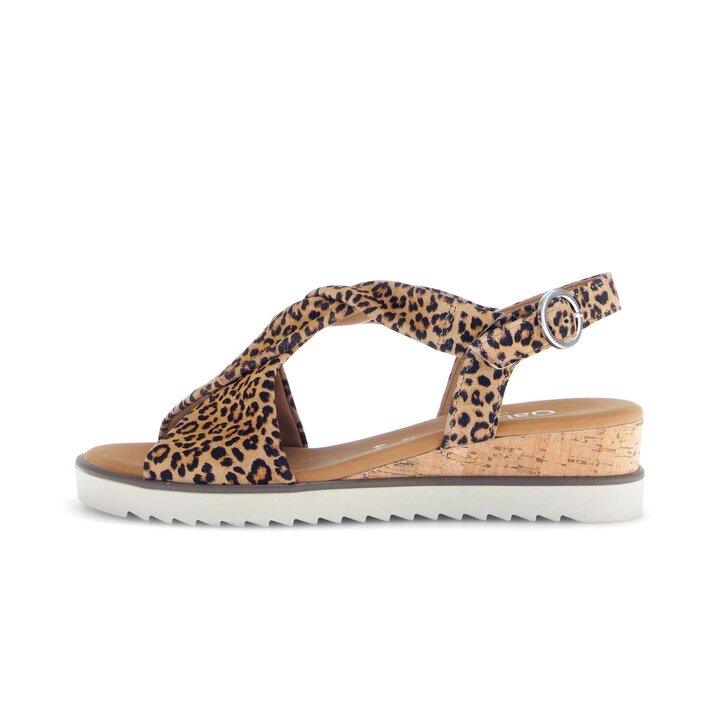 Keilsandalette braun #0