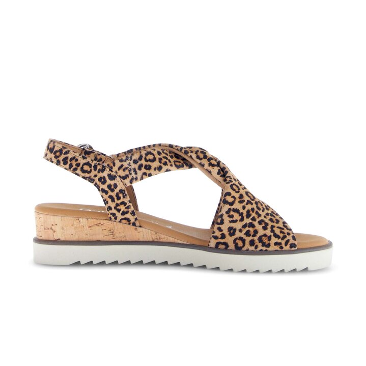 Keilsandalette braun #1