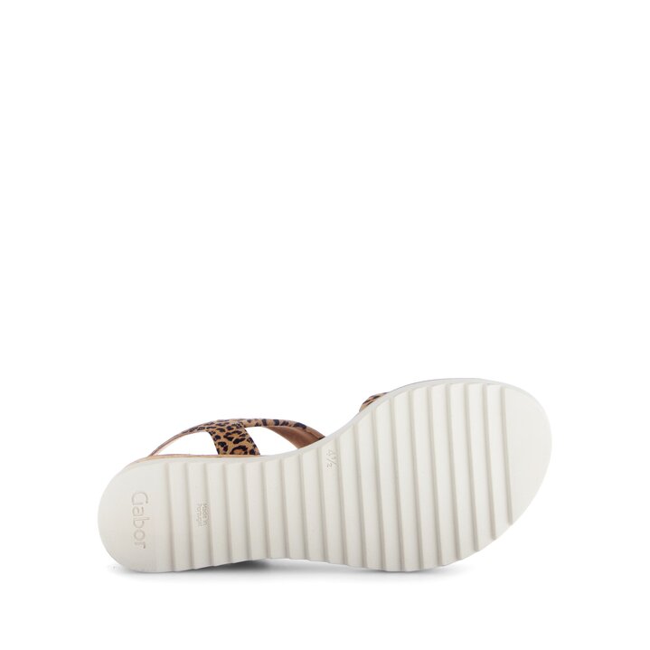 Keilsandalette braun #4