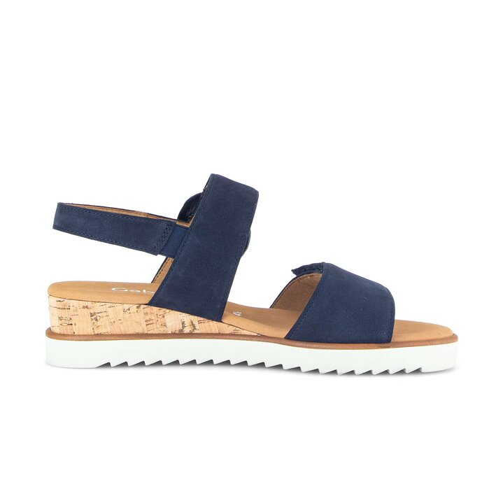 Sandalo con plateau blu #1