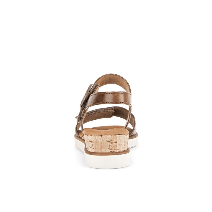 Sandale à plateforme marron #3