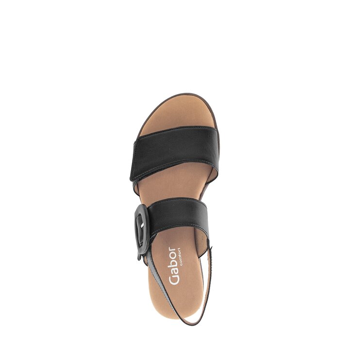 Plateau Sandale schwarz #5
