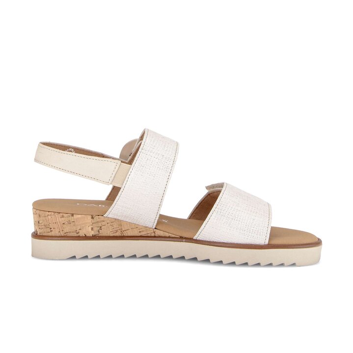 Platåsandaler beige #1