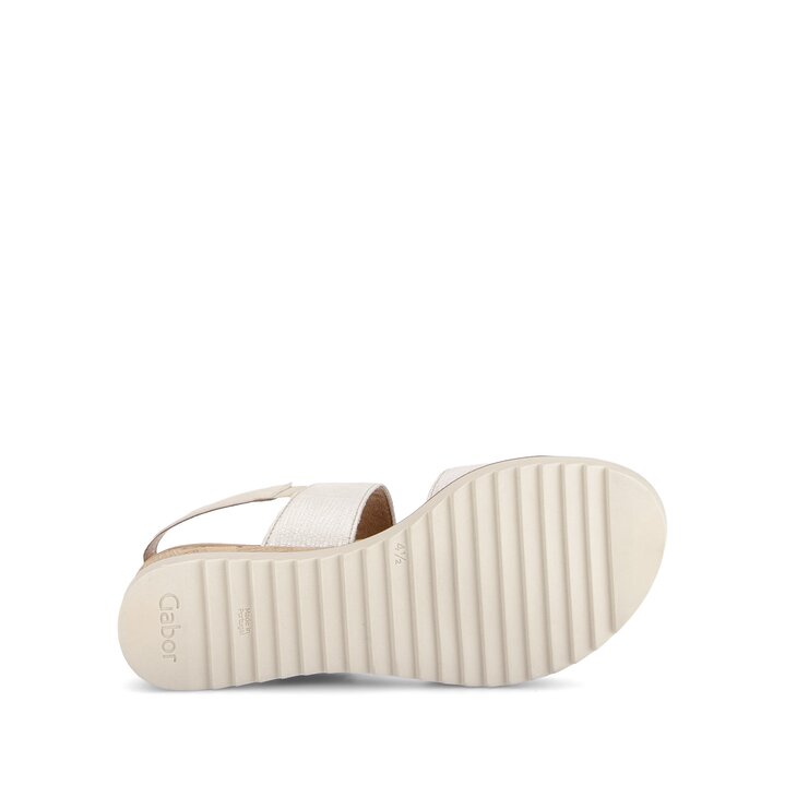 Platåsandaler beige #4