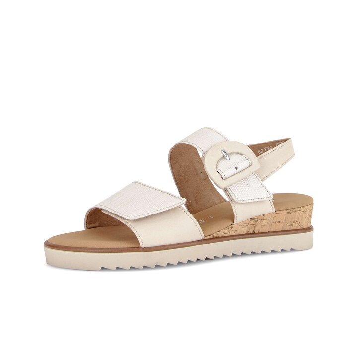 Platåsandaler beige #2