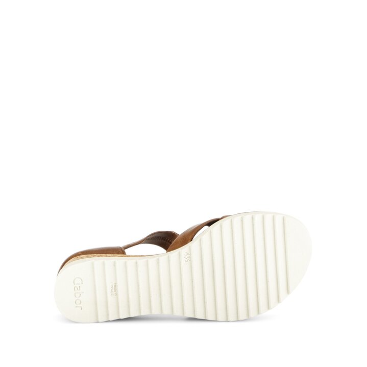 Plateau Sandale braun #4