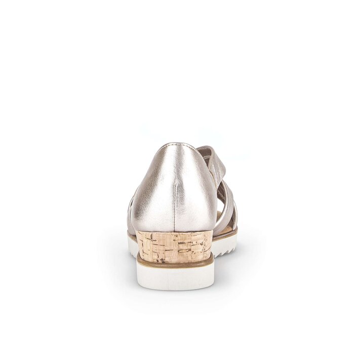 Platåsandaler guld #3