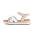 Sandal met riempjes rose