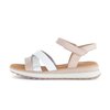 Sandal met riempjes rose