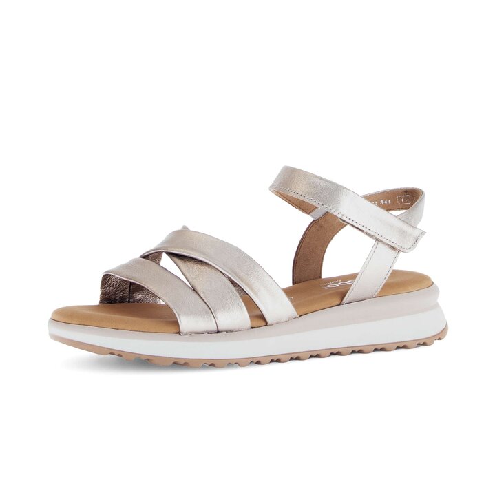 Sandalo con cinturino oro #2