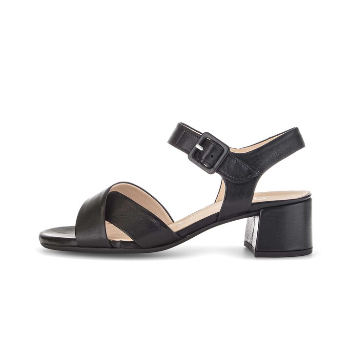 Riemchensandale schwarz #0