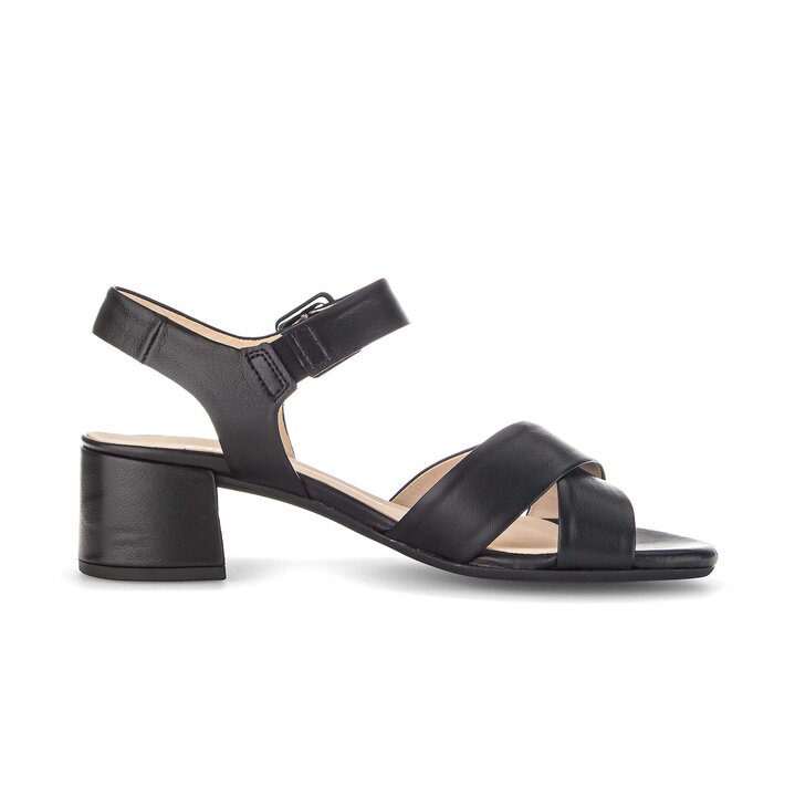 Riemchensandale schwarz #1