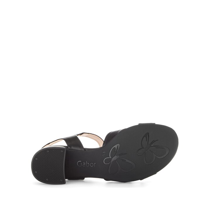 Riemchensandale schwarz #4