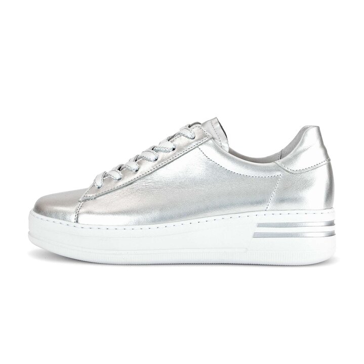 Lage sneaker zilver #0