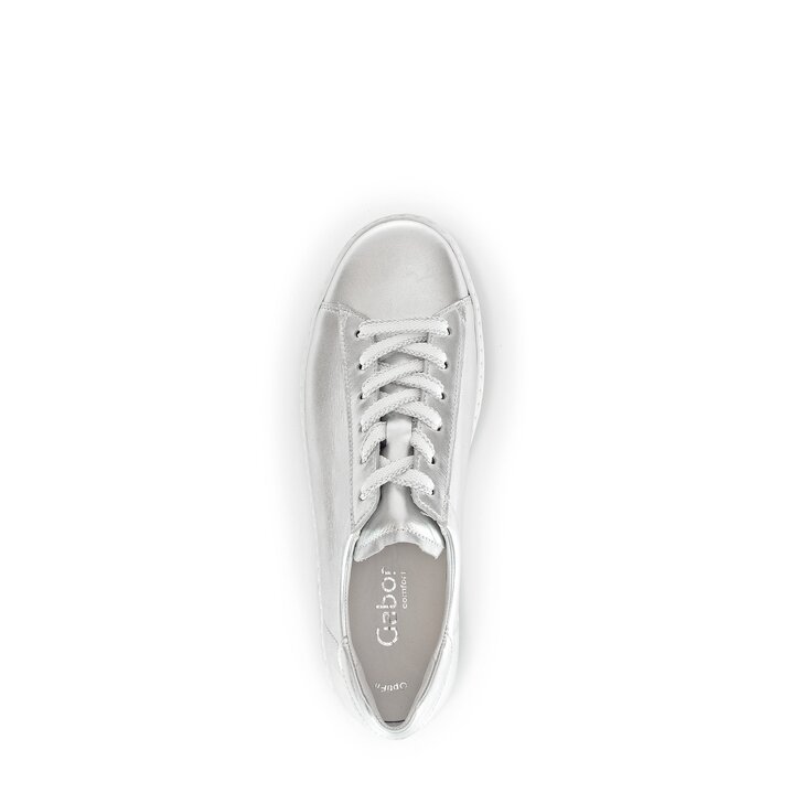 Lage sneaker zilver #5