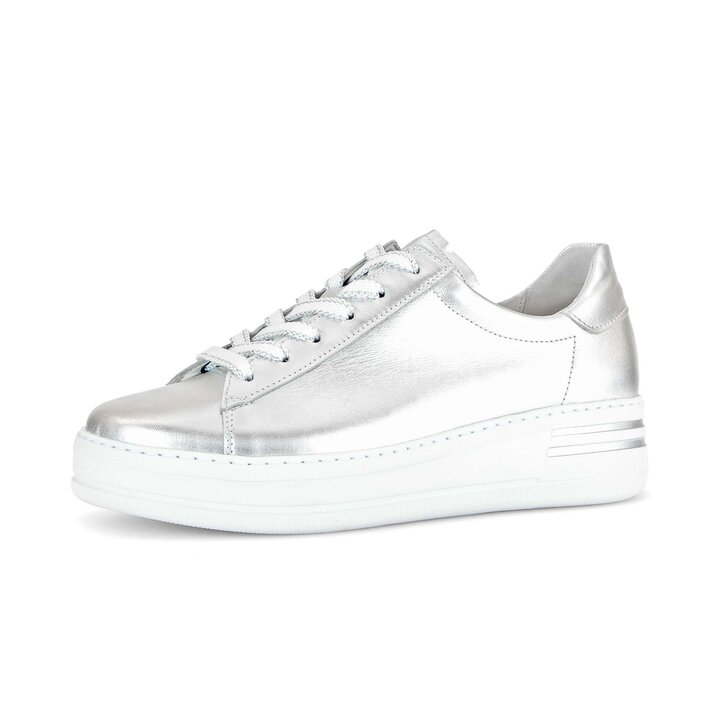 Lage sneaker zilver #2