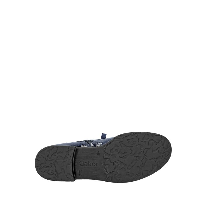 Schnürstiefelette blau #4