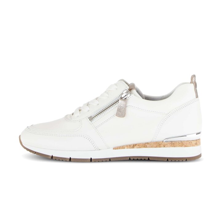 Sneakers basse crema #0