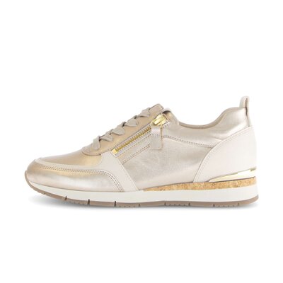 Lage sneaker beige