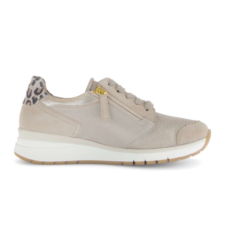 Sneakers basse beige #1