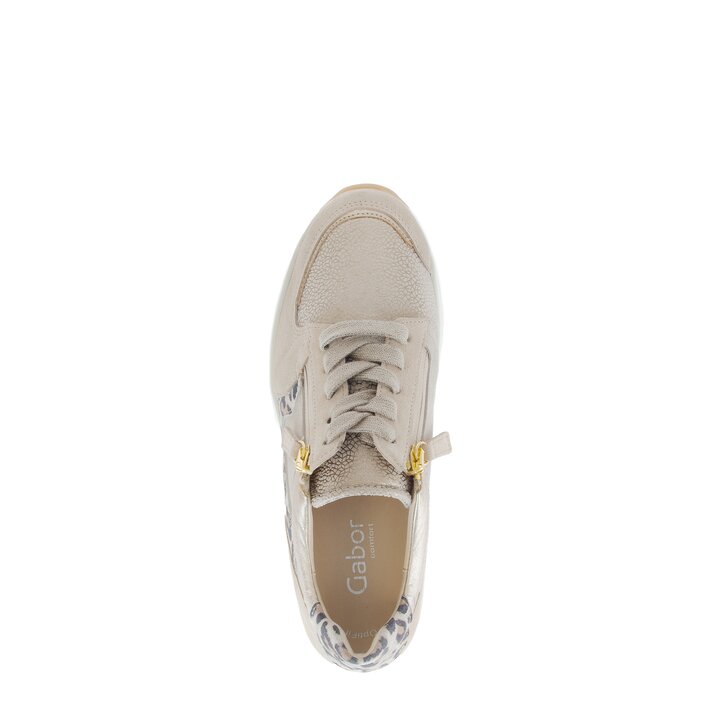 Sneakers basse beige #5