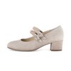Spangenpumps beige
