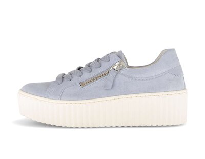 Lage sneaker blauw