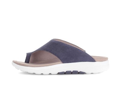 Teenslipper blauw