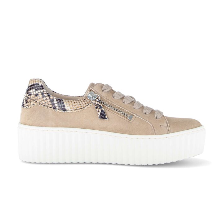 Sneakers basse beige #1