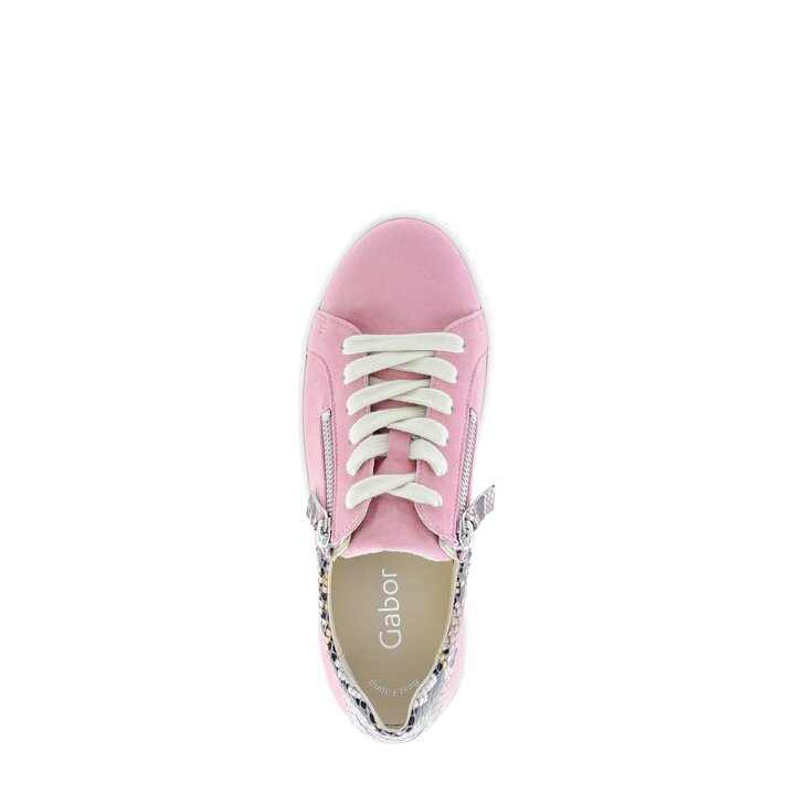 Sneakers basse rosa #5
