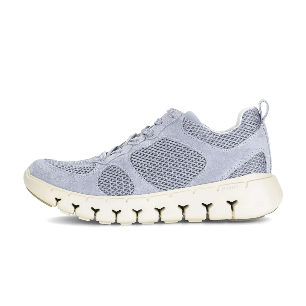 Lage sneaker - 83.256.36 - Combi leer/Imitatieleer blauw