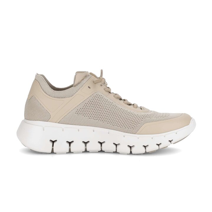 Sneakers basse beige #1